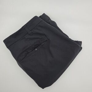 Lululemon Commission Pant Men 38 Black Excellent Slim Fit Warpstreme Chino